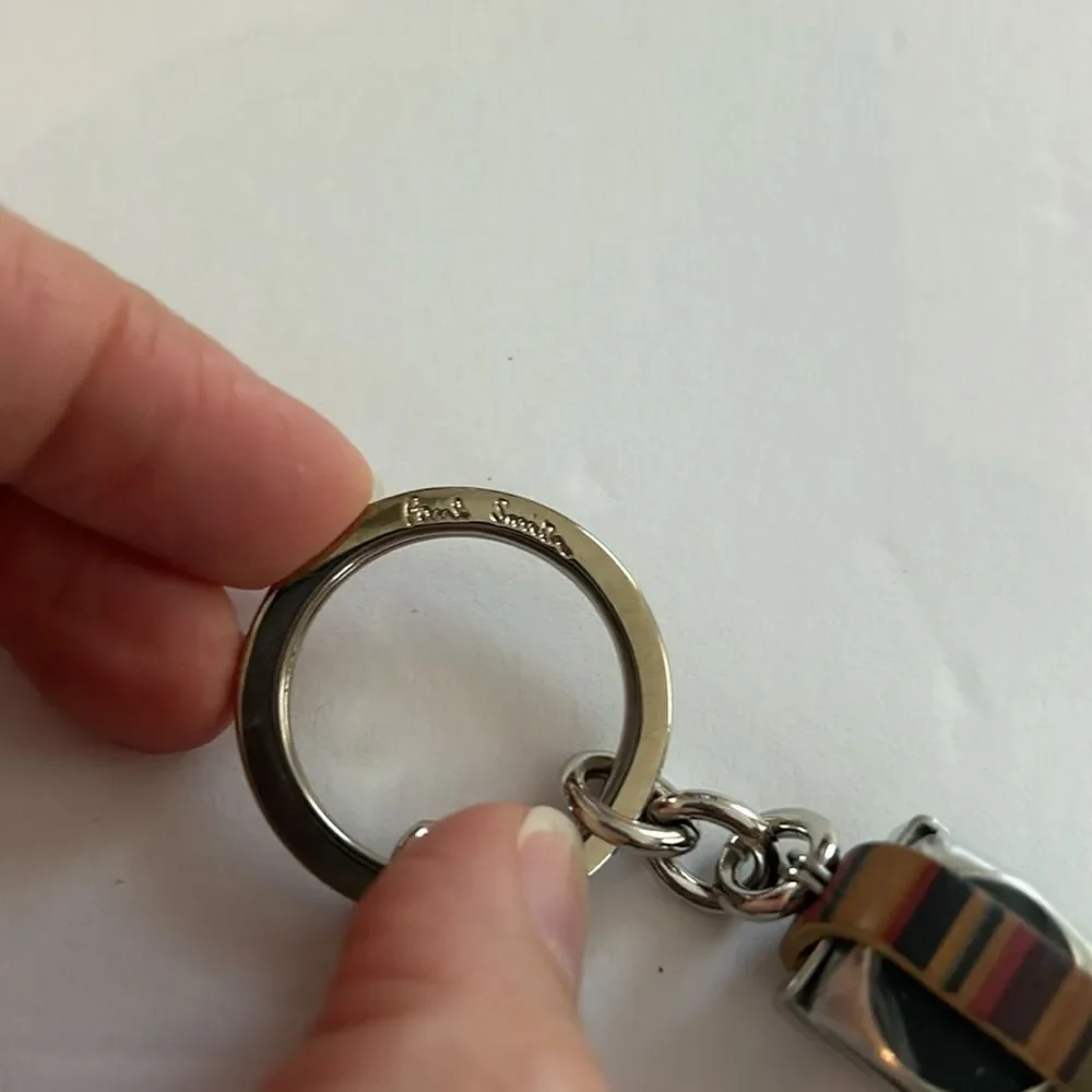 NWOT Paul Smith Vintage Dice Leather Keychain Fob